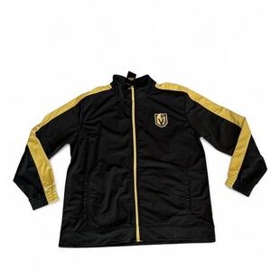 BRAND NEW Vegas Golden Knights black and yellow track jacket #VegasGoldenKnights